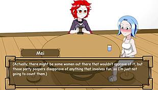 Hana's Blooming Flower Exposure In Hentai Game!