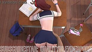 D va gets fucked in school with big tits and ass