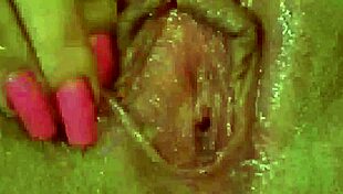 I get so close to that hairy asian pussy while fingering it deeply