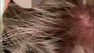 Fat hooker sucks my dick.