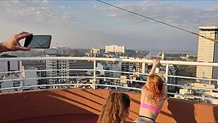 katrina rolls her ass on my rubber cock in first porn scene, amateur assfucking fun