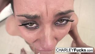 Charley gets ready to be fucked by justice young with big tits and blowjob