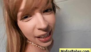 Slutty blonde leila loves fat dick from behind!