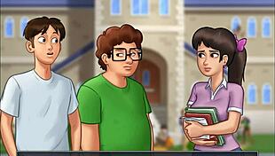 Summertime saga part 01 intense hentai action