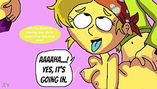 Kevin fucks Nazz hard in this hentai anime scene, he says.