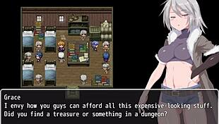 Grace Explores Labyrinth Town In Anime Game