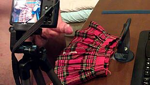 My first fetish video, exploring skirt cumshot desires with intense fetish focus.