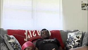 Davina Rides Big Black Cock In Cowgirl Position