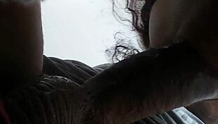 chubby latina gives blowjob to opponent