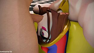 Poor Pomni Was Fucked In Two Holes And Cum On Her