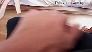 Bruna Ferraz gives a sloppy blowjob to my huge cock