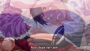 giant milf maid gives you a massage by sucking your whole body - hentai subtitled