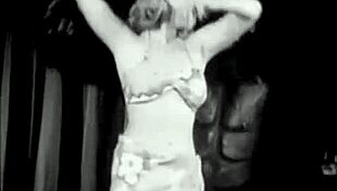 Vintage Beauty Bends Over for Doggystyle Beast Action