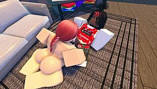 MAKIMA GETS BLACKED AND GANGBANGED ON ROBLOX