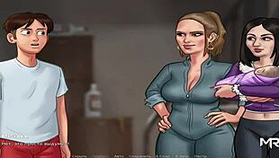 summertime saga milf gives stress-relieving handjob in cartoon episode 4.75