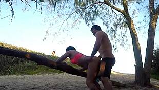 Sumaya Ganesha Fucks Publicly On The Beach.