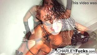 charley chase hints at a playful spanking session.