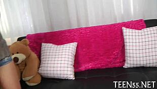 Legal age teen enjoys missionary sex with intense sucking action.