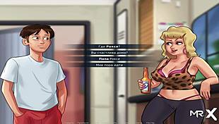 summertime saga milf gives stress-relieving handjob in cartoon episode 4.75