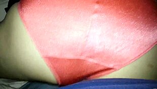 i feel intense pleasure fucking in orange satin panties leading to cumshot