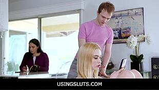 Oh! Step Brother Fucks Phone-Addicted Stepsister Chloe Cherry!