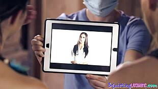 Yoga Beauty Fingered To Squirt In Threesome