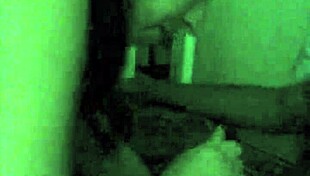 amateur couple enjoys handjob and blowjob while smoking a cigarette in the chair