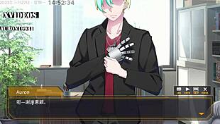 Bold hentai with big tits and monster cock