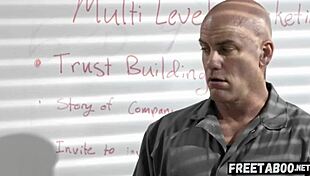 blonde bbw caught by janitor at office