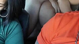 Old Couple's Car Ride in São Paulo Ends with Handjob and Face Sitting