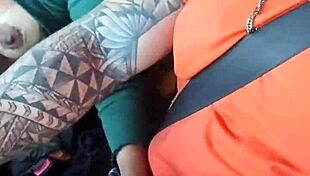 Old Couple's Car Ride in São Paulo Ends with Handjob and Face Sitting