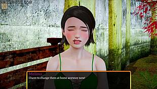 My new family with brunette teen and small tits