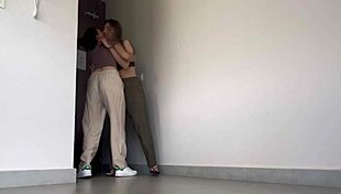 My coworker she loves cummin in the hotel hall way all wet and stuff!