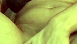 bruxinha rabuda sentando na vassoura masturbating her pussy