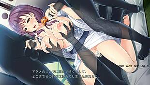 Why does Shiori seduce counselor Meika with her big tits?