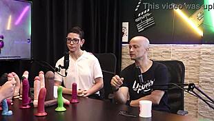 Feeling Excited, Eilani Quina Plays With Toys In Sheer Red Lingerie