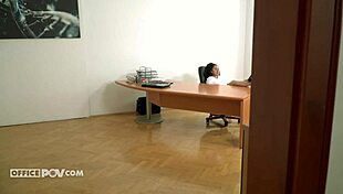 Diana Rius, the lazy intern, gets ridden at work in pov