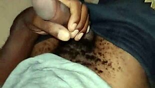 Gay Man with Big Hairy Cock Wanking Solo at Home in Hot Session