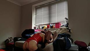 last video of cheating milf licking young ass in homemade interracial scene