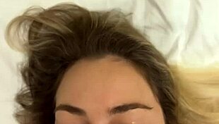 shakin his dick at this beauty girl, teasin till he cums in her mouth