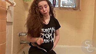 Taboo bath scene with petite tits and big ass emotions