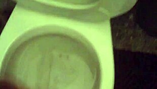 Shemale with Big Cock Cums and Pisses in Casual Scene