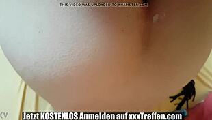 Wow! Young German Teen Girlfriend Gets Anal Fucked In POV Homemade Scene!