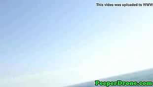 rooftop sex filmed by drone