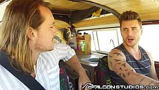 Friends Pick Up & Spit Roast Twink - Falconstudios