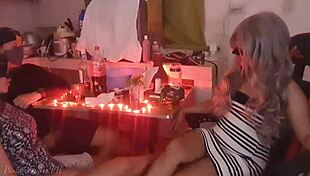 Classmates' Drinking Session Turns Into a Steamy Encounter