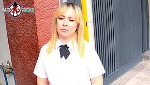 i pick up petite stranger and worker fucks her with monster cock