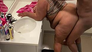 i set up a camera in my bathroom for monster cock creampie