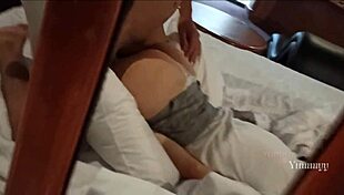 She says, 'move your ass while I fuck you.'