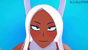 Himiko Toga and Mirko Engage in Intense POV Sex